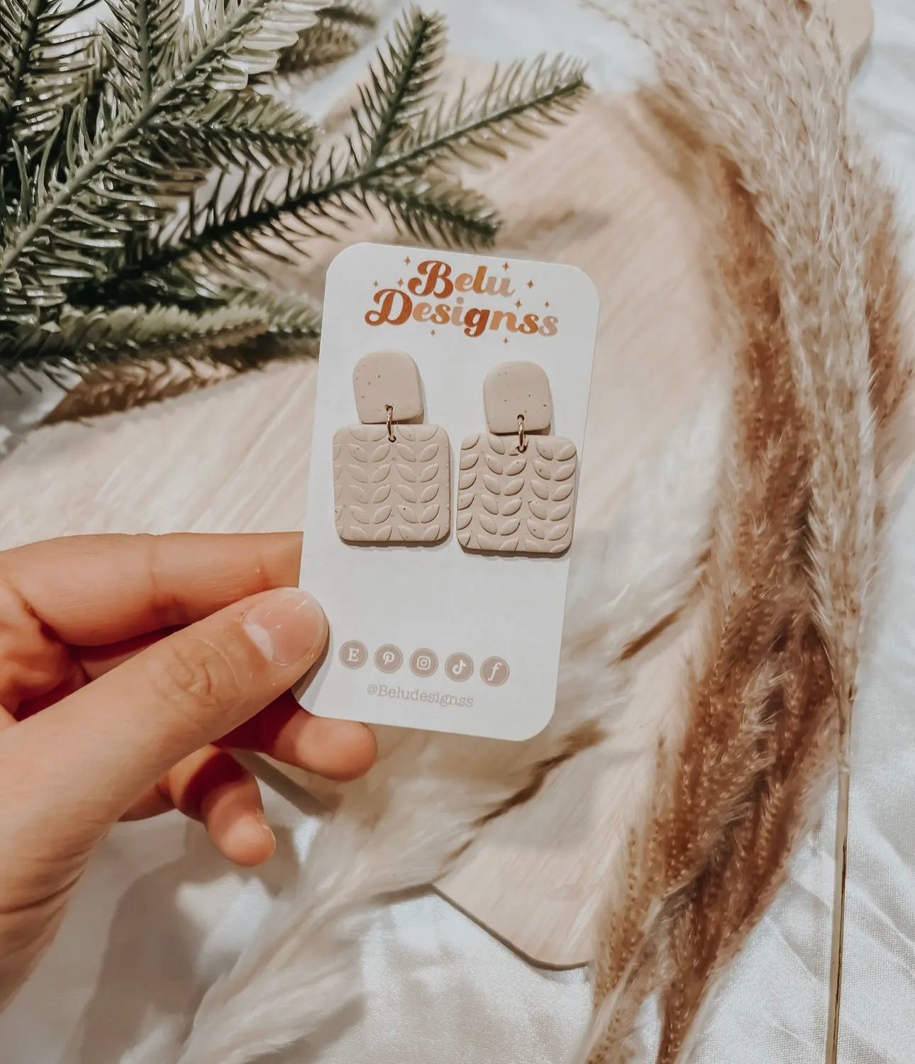 Holiday Sweater Earrings