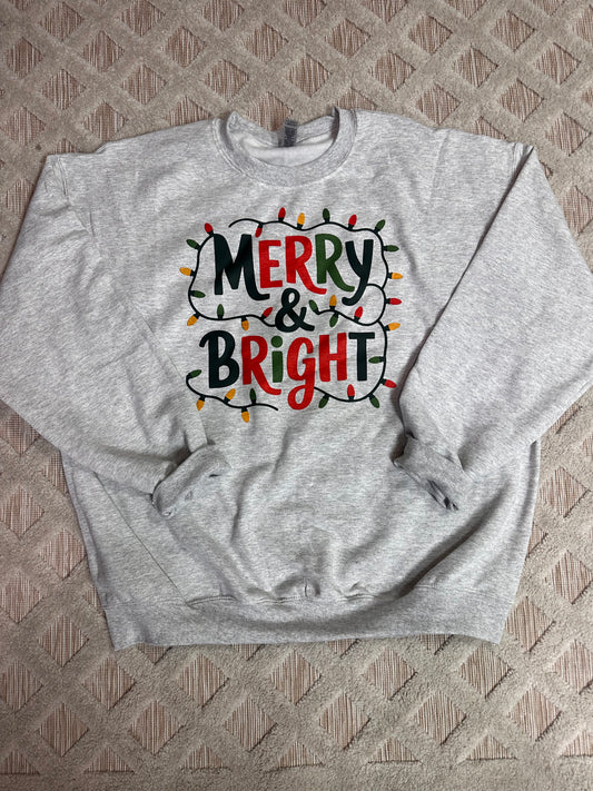 Merry & Bright Crewneck