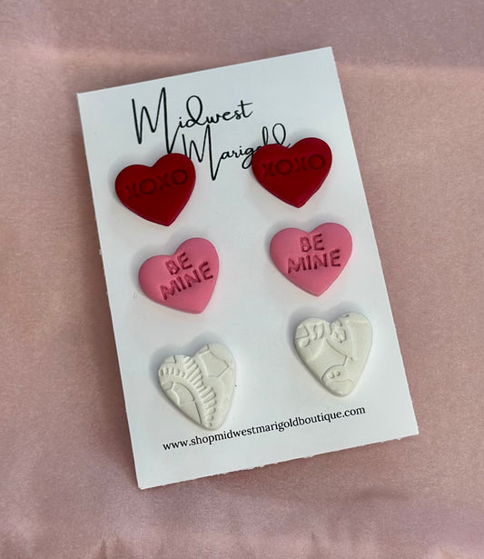 Candy Heart Earrings