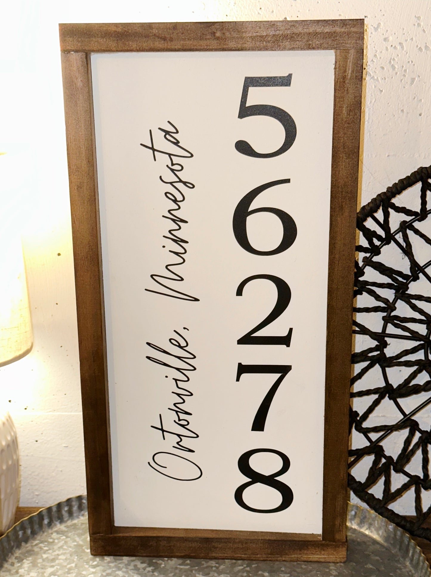 Ortonville Zip-code Sign
