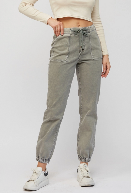 Mica Denim: Just a Feeling Joggers